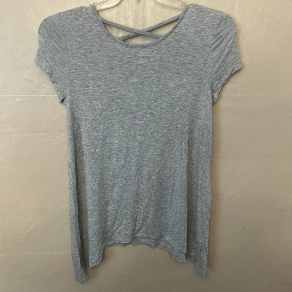 girls justice 14/16 Gray T Shirt‎ Top Kitty With Glasses